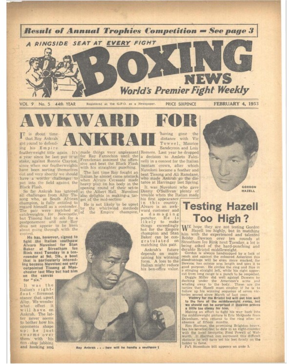 Boxing News magazin 4.2.1953 Download pdf