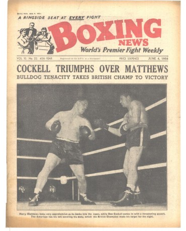 Boxing News magazin 4.6.1954 Download pdf