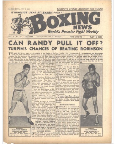 Boxing News magazin 4.7.1951 Download pdf