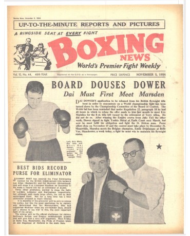 Boxing News magazin 5.11.1954 Download pdf