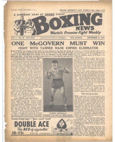 Boxing News magazin 5.12.1951 Download pdf