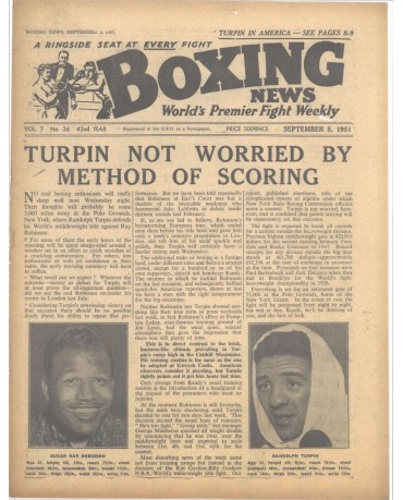 Boxing News magazin 5.9.1951 Download pdf