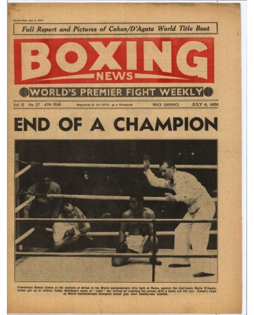 Boxing News magazine 6.7.1956 Download pdf