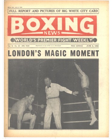 Boxing News magazine 6.7.1958 Download pdf