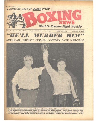 Boxing News magazin 6.8.1954 Download pdf