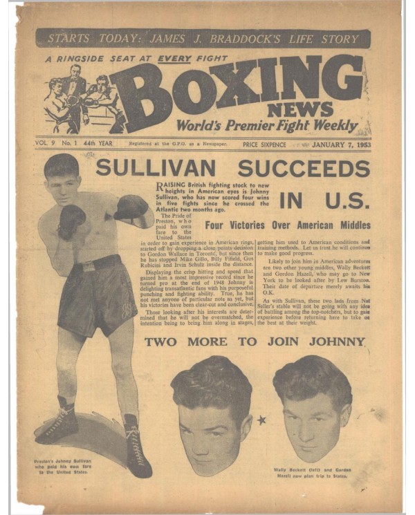 Boxing News magazin 7.1.1953 Download pdf
