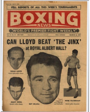 Boxing News magazine 8.3.1957 Download pdf