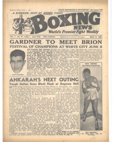 Boxing News magazin 9.5.1951 Download pdf
