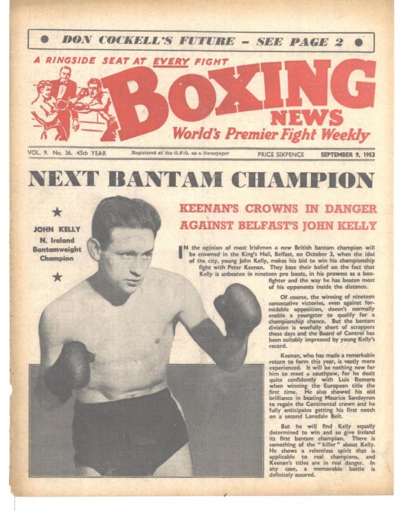Boxing News magazin 9.9.1953 Download pdf