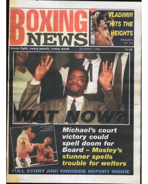 Boxing News magazine 1.10.1999 Download pdf