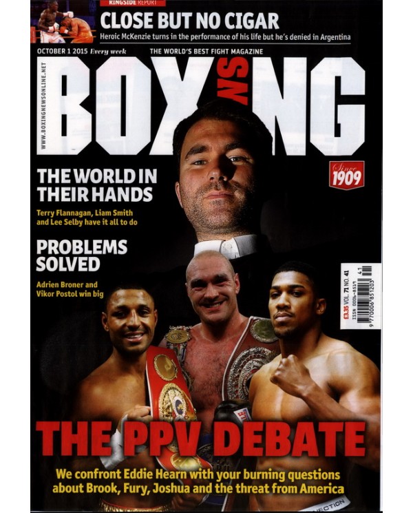 Boxing News magazine 1.10.2015 Download pdf