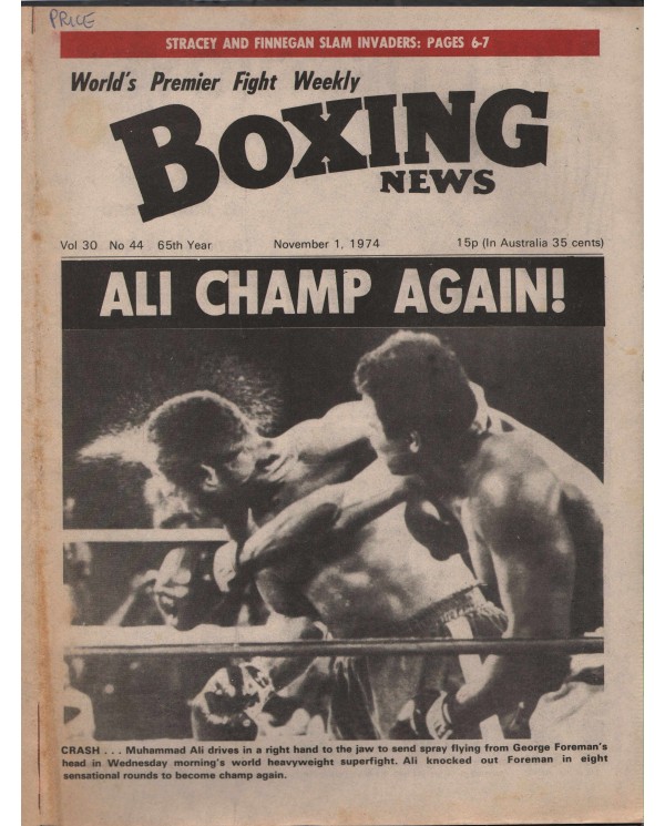 Boxing News magazine Download PDF  1.11.1974