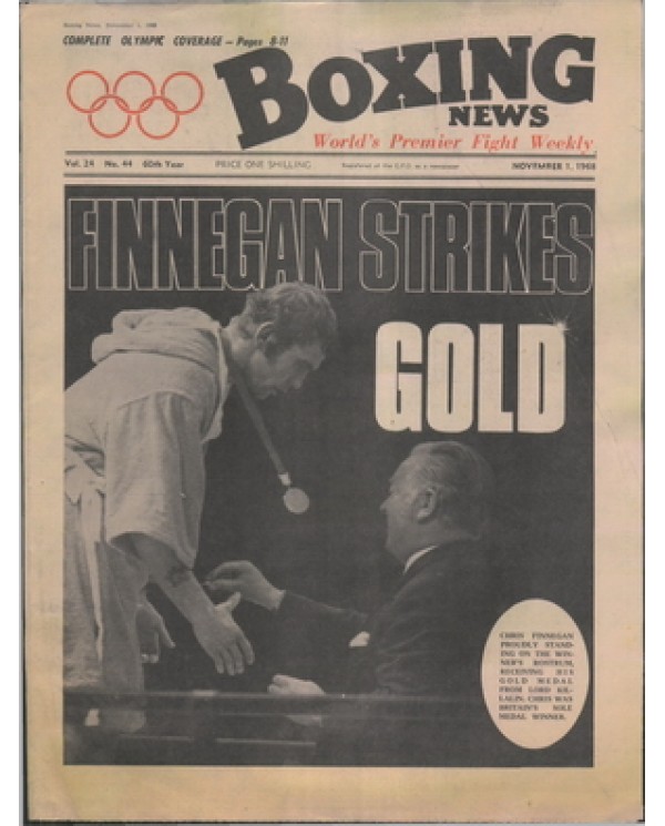 Boxing News magazine 1.11.1968  Download pdf