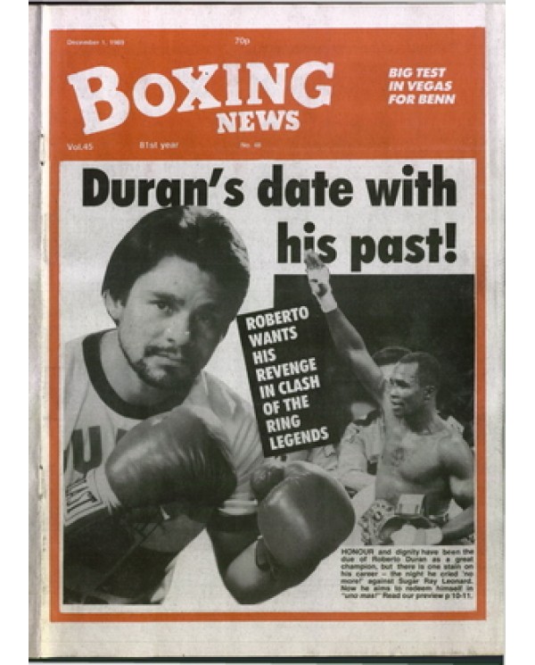 Boxing News magazine 1.12.1989 Download pdf