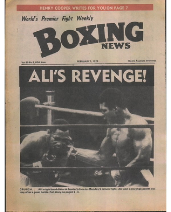 Boxing News magazine 1.2.1974  Download pdf