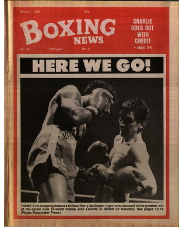 Boxing News magazine 1.3.1985 Download pdf