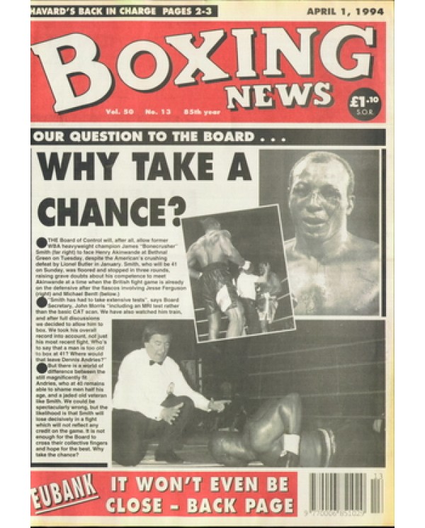Boxing News magazine 1.4.1994 Download pdf