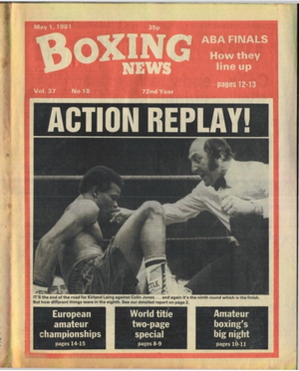 Boxing News magazine 1.5.1981 Download pdf