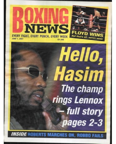 Boxing News magazine 1.6.2001 Download pdf