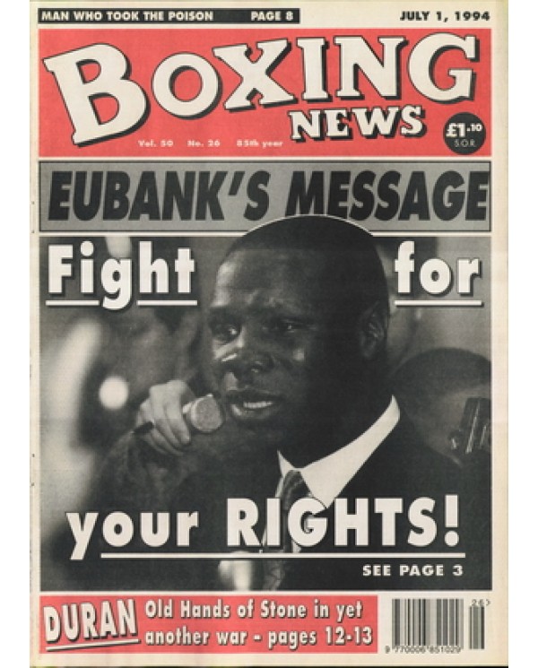 Boxing News magazine 1.7.1994 Download pdf