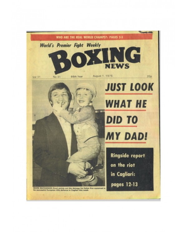 Boxing News magazine 1.8.1975 Download pdf