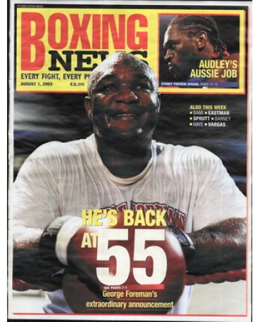 Boxing News magazine 1.8.2003 Download pdf