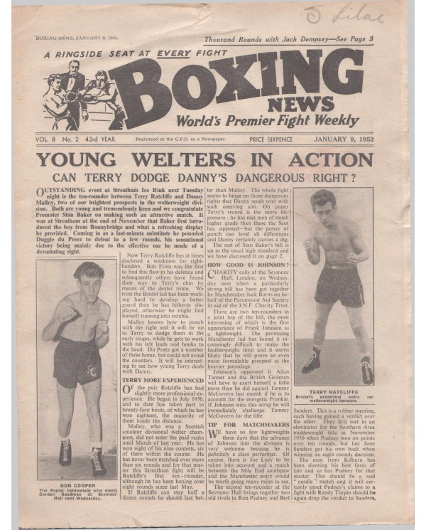 Boxing News magazine Download  1.9.1952.pdf