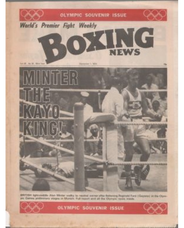 Boxing News magazine Download PDF 1.9.1972