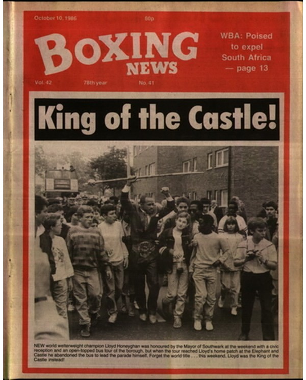 Boxing News magazine 10.10.1986 Download pdf