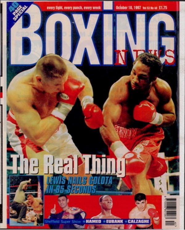 Boxing News magazine 10.10.1997 Download pdf