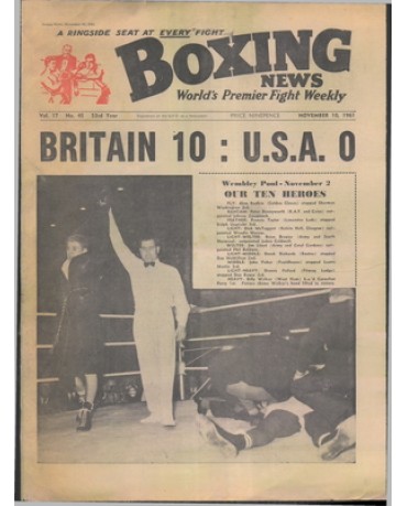 Boxing News magazine 10.11.1961  Download pdf