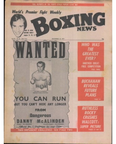 Boxing News magazine 10.12.1971 Download pdf