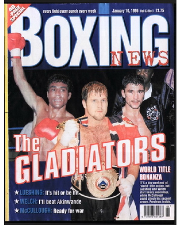 Boxing News magazine 10.1.1996 Download pdf