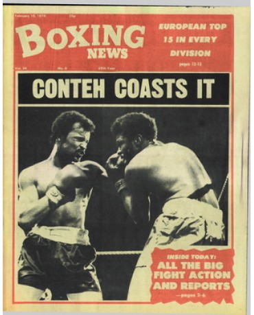 Boxing News magazine 10.2.1978 Download pdf