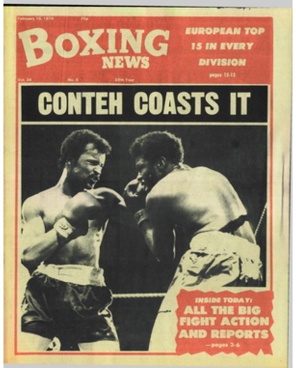 Boxing News magazine 10.2.1978 Download pdf