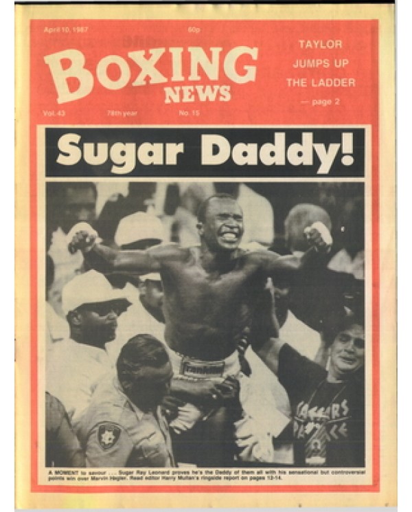 Boxing News magazine 10.4.1987 Download pdf