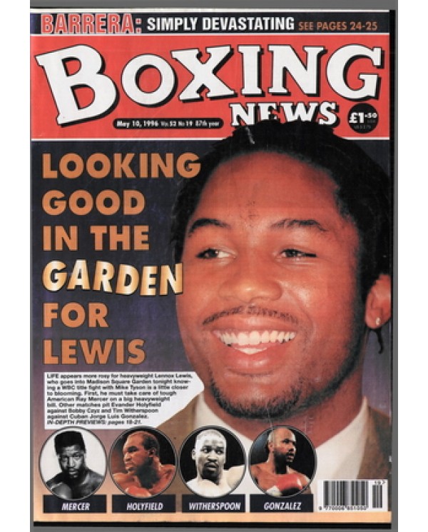 Boxing News magazine 10.5.1996 Download pdf