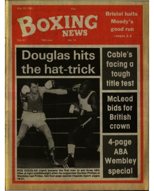 Boxing News magazine 10.5.1985 Download pdf