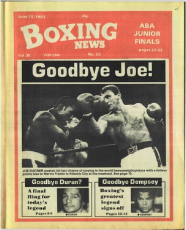 Boxing News magazine 10.6.1983 Download pdf