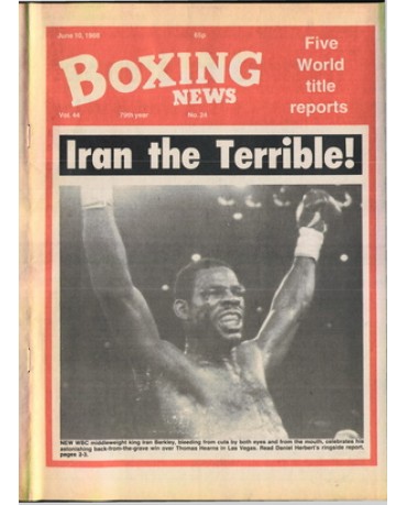 Boxing News magazine 10.6.1988 Download pdf