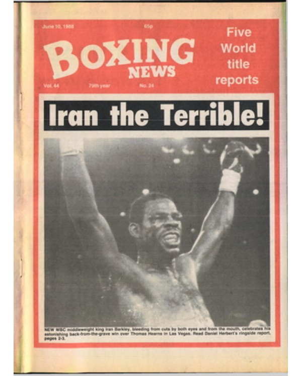 Boxing News magazine 10.6.1988 Download pdf