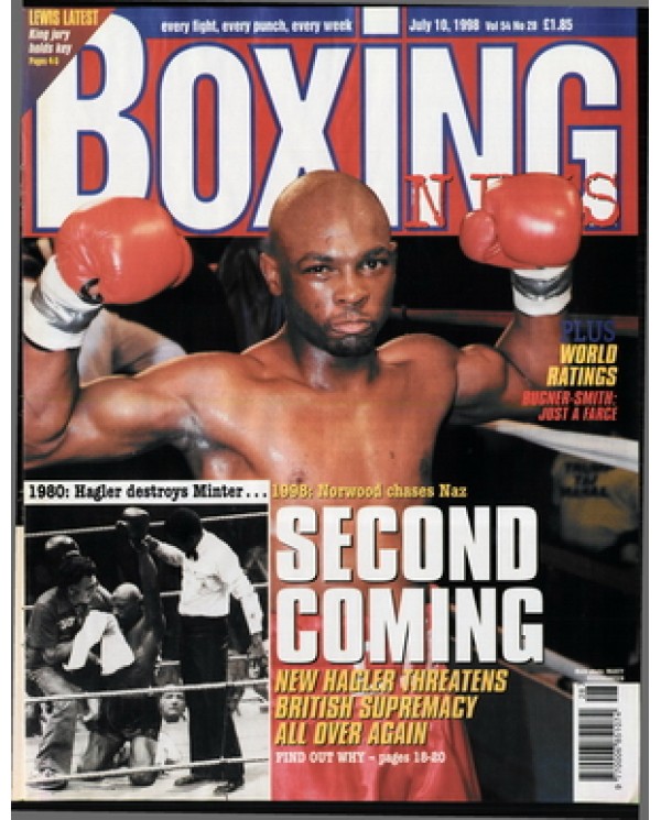 Boxing News magazine 10.7.1998 Download pdf