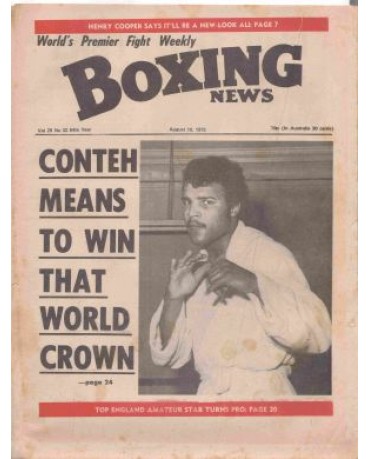 Boxing News magazine Download PDF10.8.1973