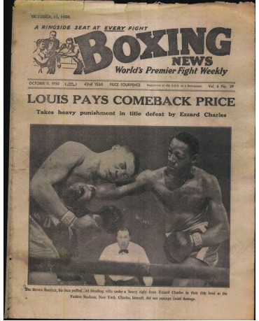 Boxing News magazine 11.10.1950 Download pdf