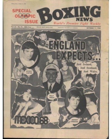 Boxing News magazine 11.10.1968  Download pdf