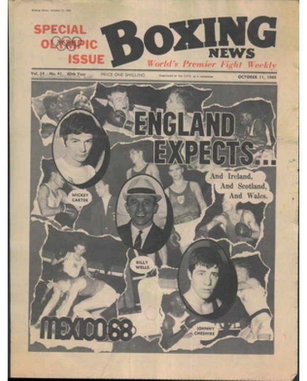 Boxing News magazine 11.10.1968  Download pdf