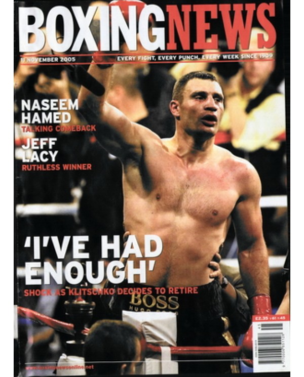 Boxing News magazine 11.11.2005 Download pdf