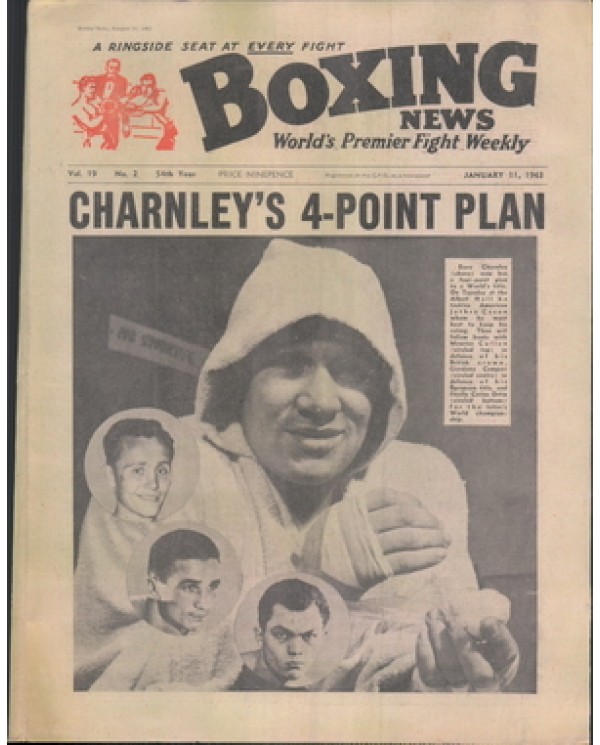 Boxing News magazine 11.1.1963  Download pdf