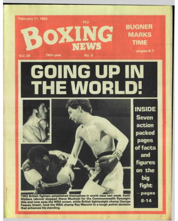 Boxing News magazine 11.2.1983 Download pdf