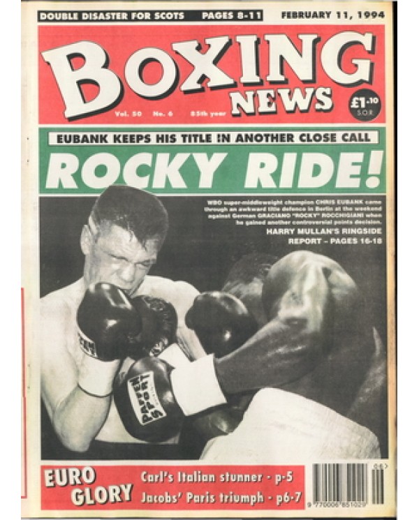 Boxing News magazine 11.2.1994 Download pdf